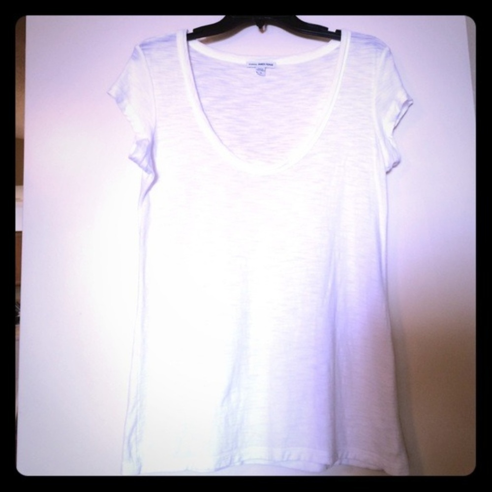 Perfect White T-shirt from James Perse Size Large